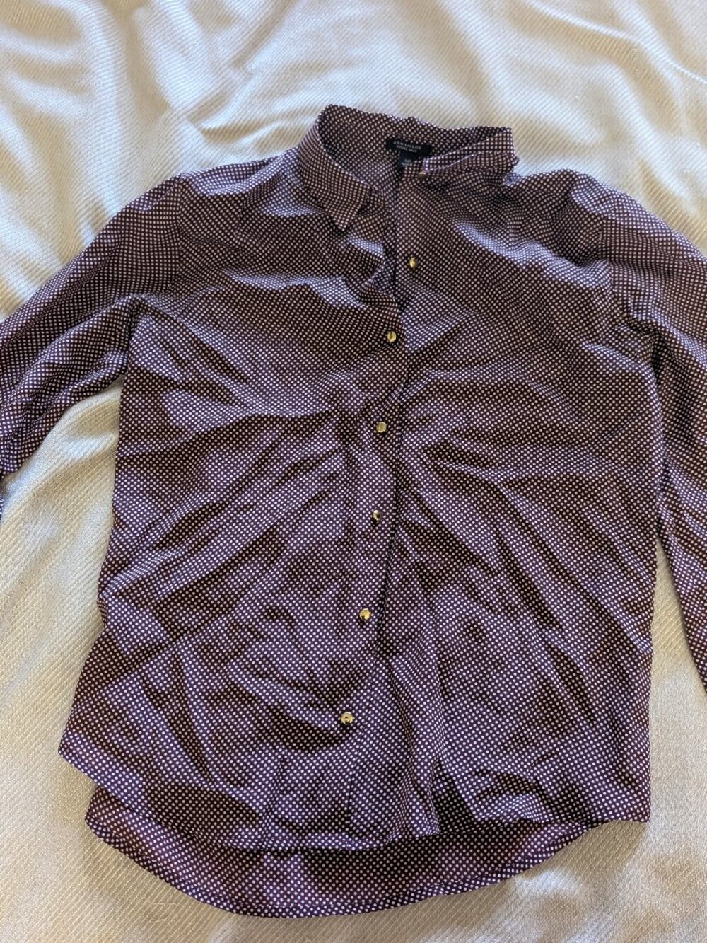 Ann Taylor Silk Buttondown